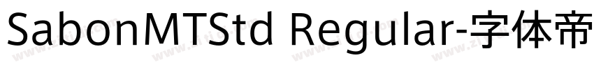 SabonMTStd Regular字体转换